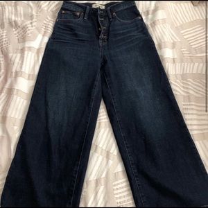 Madewell Wide Leg Crop Jean Size 26